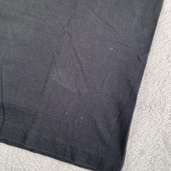 Vintage Fruit Of The Loom Rattlesnake Chili Shirt Mens Large Black Lizard 90s - Picture 4 of 10